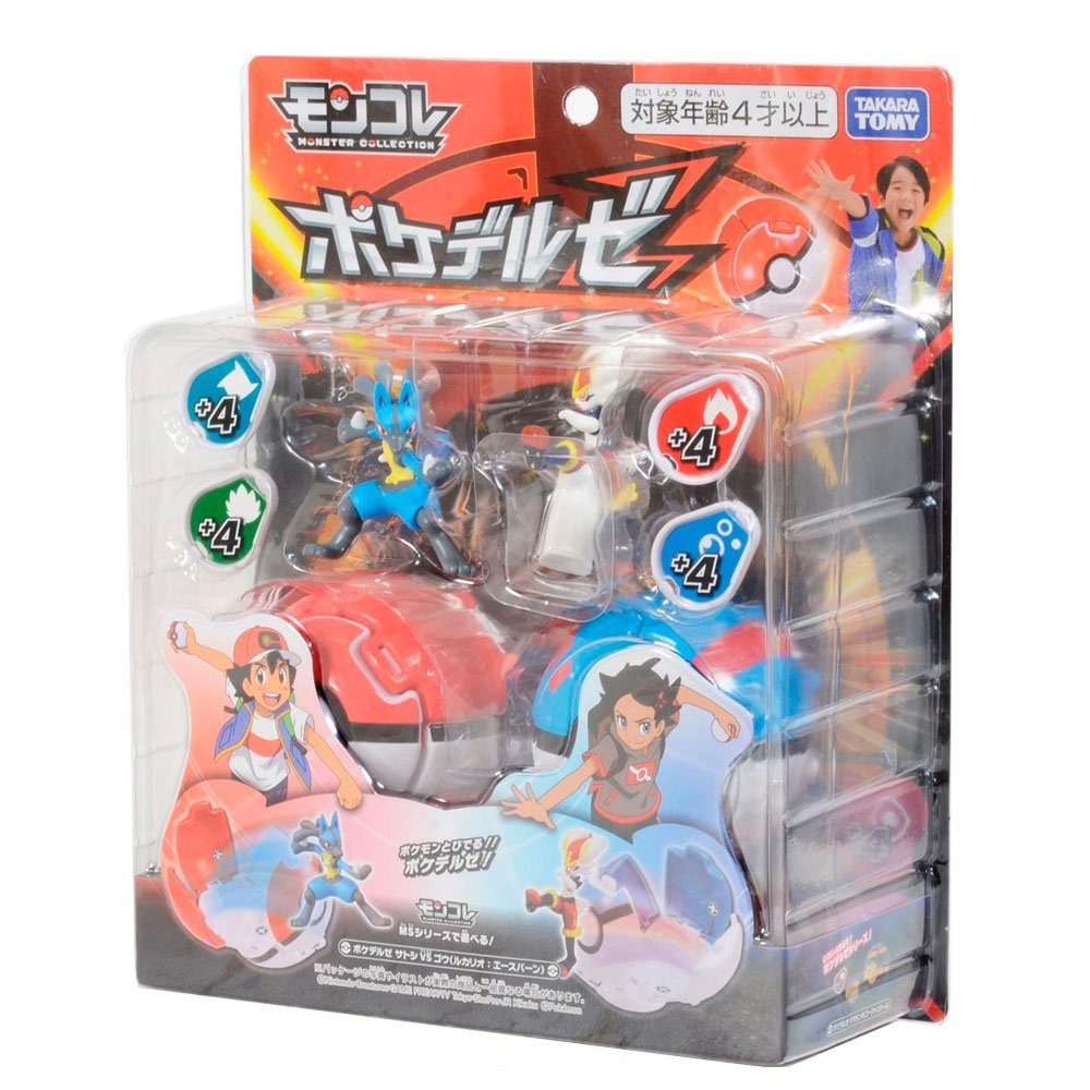 TAKARA TOMY MONCOLLE POKEMON POKE DEL-Z ASH VS GOH TAKARA TOMY MONCOLLE POKEMON POKE DEL-Z ASH VS GOH